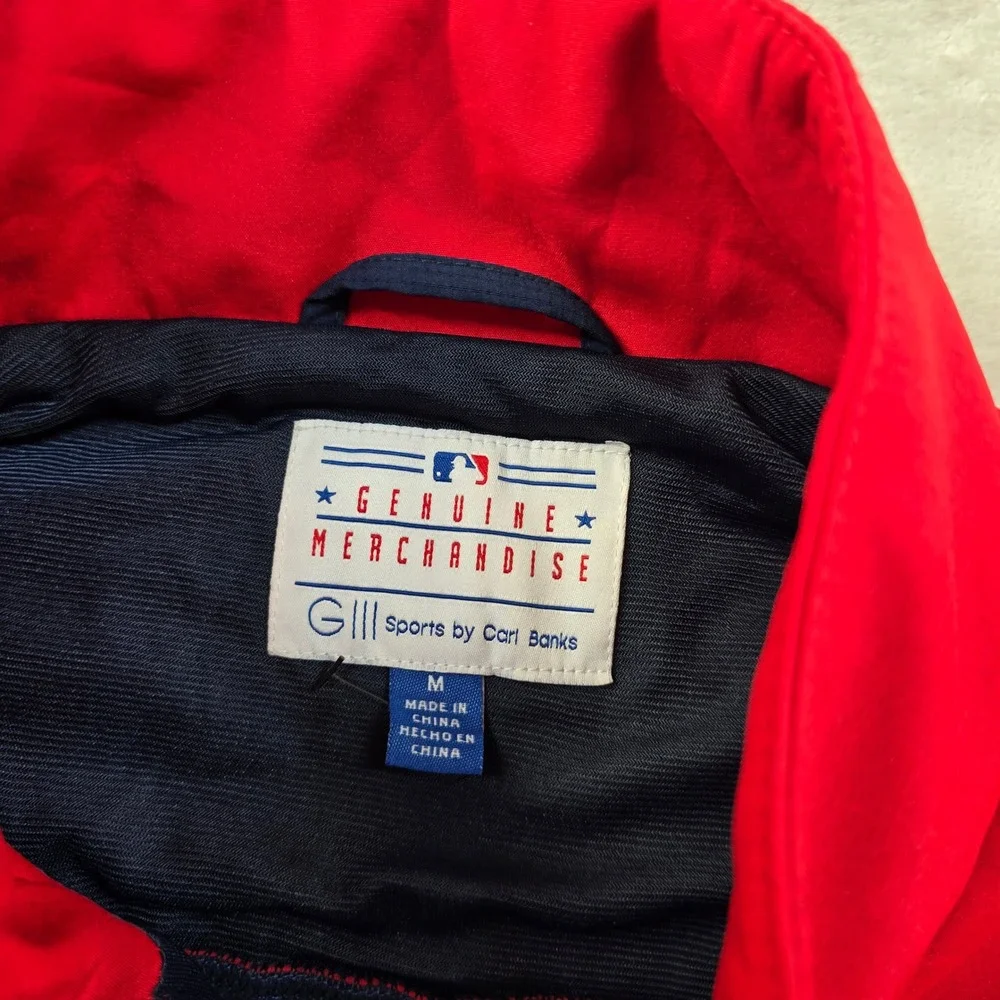 G-III St Louis Cardinals Jacket Mens‎ Medium Red Navy Softshell G-III MLB NEW